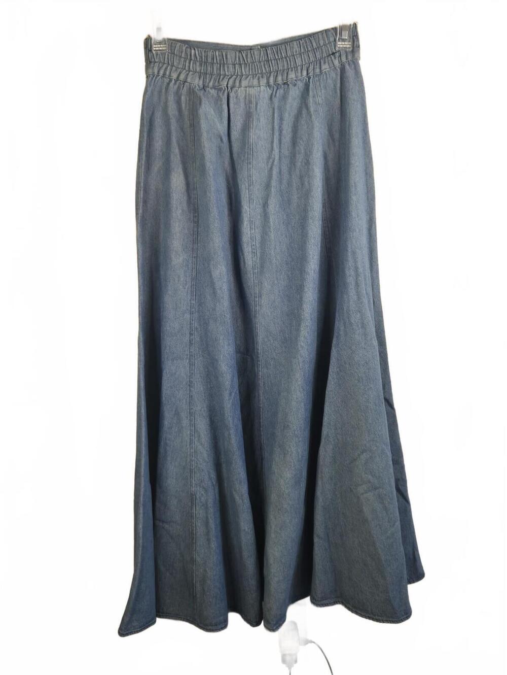 Vintage Roper Denim Indian Nickle Button-Front Maxi Skirt - Picture 6 of 7